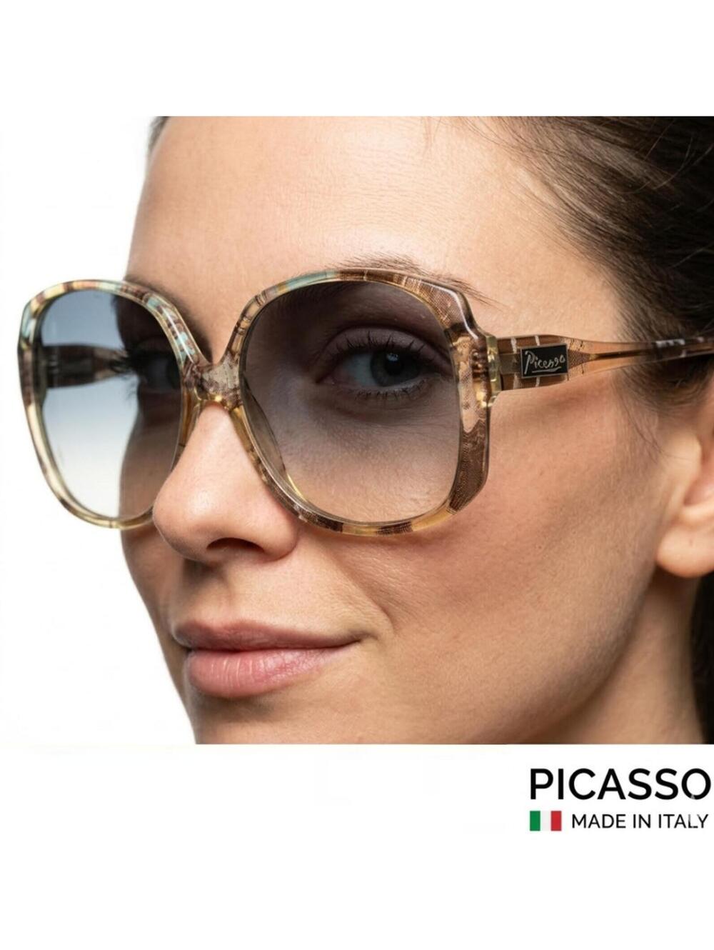 Picasso NR 1 Women Sunglasses Italy | Patterned Oversize